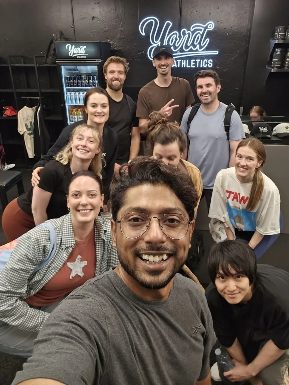 Team selfie after a workout
